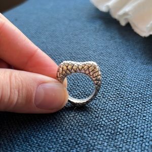 Brighton silver ring size 7, excellent never worn condition.